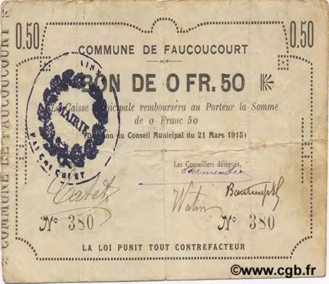 50 Centimes FRANCE regionalismo e varie  1915 JP.02-0775 MB