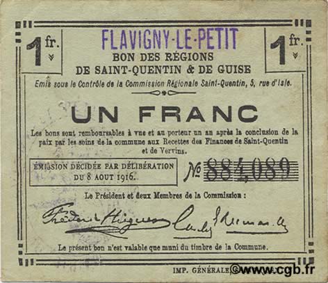 1 Franc FRANCE regionalism and various  1916 JP.02-0893.SQG VF