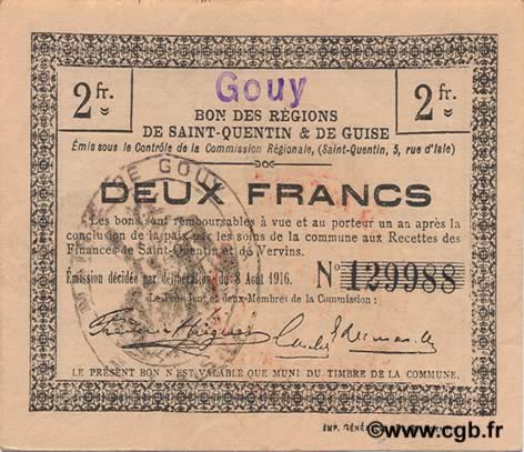 2 Francs FRANCE Regionalismus und verschiedenen  1916 JP.02-1075.SQG VZ