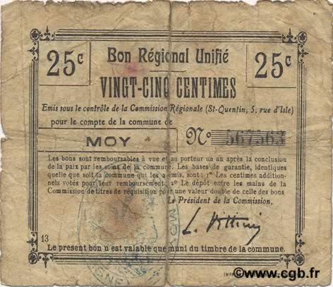 25 Centimes FRANCE regionalism and various  1916 JP.02-1611.BRU VG