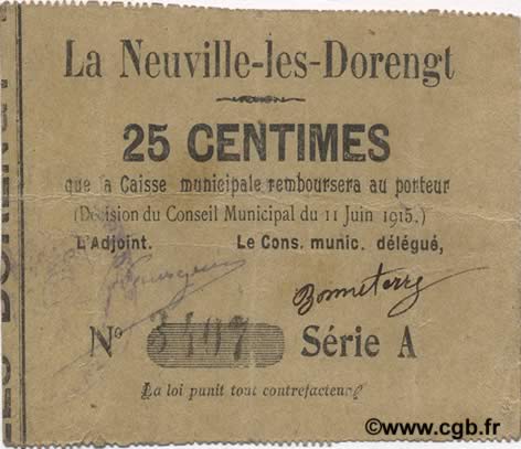 25 Centimes FRANCE regionalism and miscellaneous  1915 JP.02-1645 VF