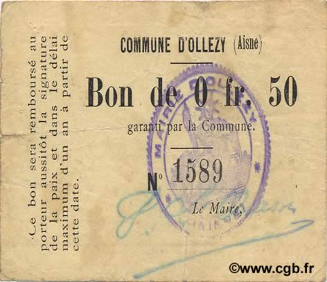 50 Centimes FRANCE regionalism and miscellaneous  1916 JP.02-1718 VF