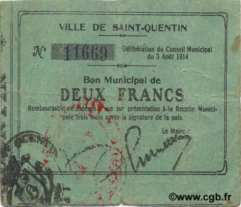 2 Francs FRANCE régionalisme et divers  1914 JP.02-2031 TB