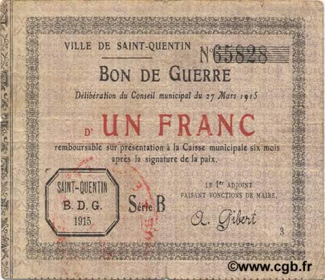 1 Franc FRANCE regionalismo y varios  1915 JP.02-2056 BC+