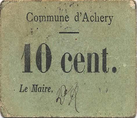 10 Centimes FRANCE regionalismo e varie  1916 JP.02-2495 BB