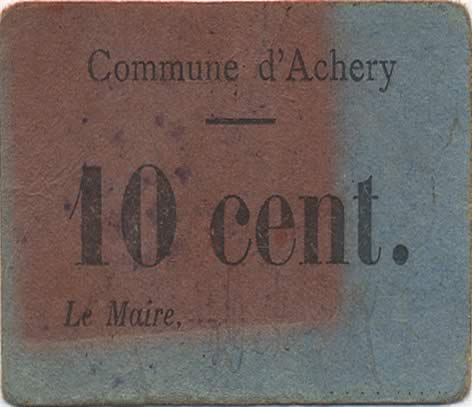 10 Centimes FRANCE regionalismo e varie  1916 JP.02-2495 BB