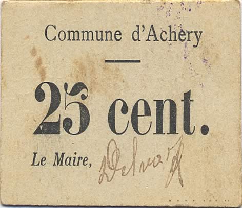 25 Centimes FRANCE régionalisme et divers  1916 JP.02-2496 TTB