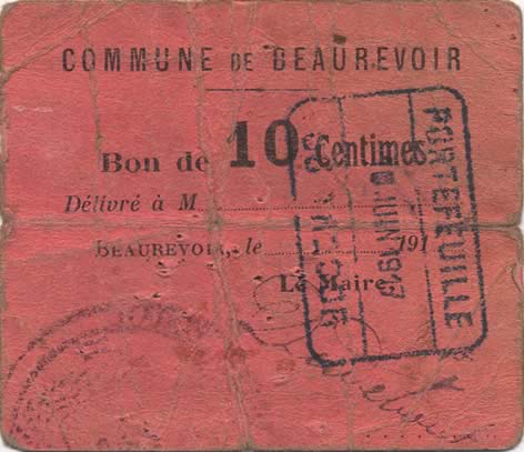 10 Centimes FRANCE regionalism and various  1916 JP.02-2510 F