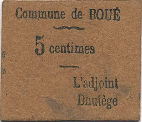 5 Centimes FRANCE regionalismo e varie  1916 JP.02-2522 SPL