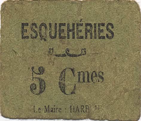 5 Centimes FRANCE Regionalismus und verschiedenen  1916 JP.02-2568 S to SS