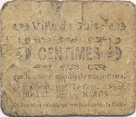5 Centimes FRANCE Regionalismus und verschiedenen  1916 JP.02-2612 SGE