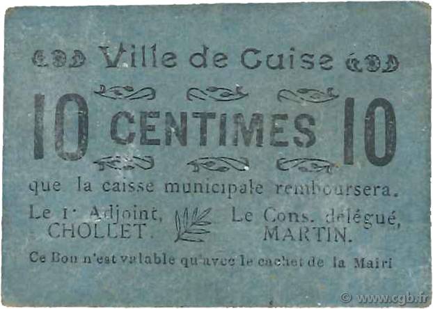 10 Centimes FRANCE regionalismo e varie  1916 JP.02-2617 BB
