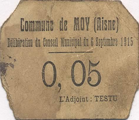 5 Centimes FRANCE regionalismo y varios  1915 JP.02-2668 MBC