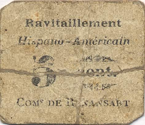 5 Centimes FRANCE regionalismo e varie  1916 JP.02-2695 q.MB
