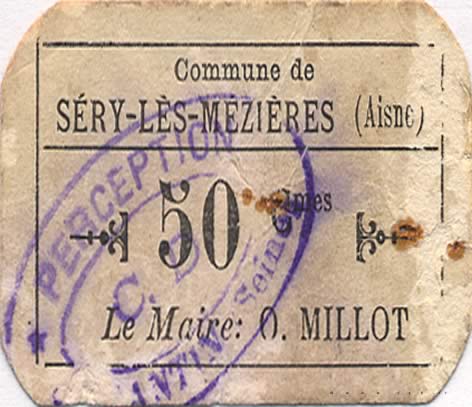 50 Centimes FRANCE regionalism and miscellaneous  1916 JP.02-2714 F+