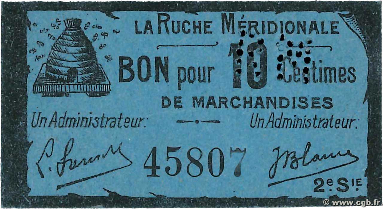 10 Centimes FRANCE Regionalismus und verschiedenen Agen 1914 JP.47-006 ST