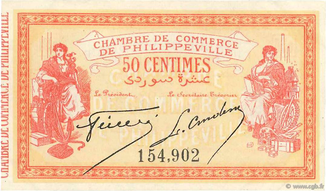 50 Centimes FRANCE regionalismo y varios Philippeville 1914 JP.142.03 EBC+