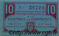10 Centimes FRANCE regionalism and miscellaneous Chateauroux 1918 JP.046.32 AU+