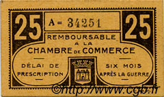25 Centimes FRANCE Regionalismus und verschiedenen Chateauroux 1918 JP.046.33 SS to VZ