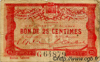 25 Centimes FRANCE regionalismo y varios Le Tréport 1916 JP.071.23 BC