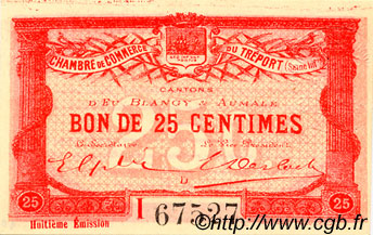 25 Centimes FRANCE regionalismo y varios Le Tréport 1916 JP.071.31 SC a FDC