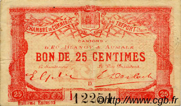 25 Centimes FRANCE regionalismo y varios Le Tréport 1916 JP.071.31 MBC a EBC