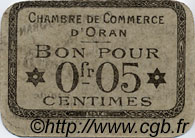 5 Centimes FRANCE Regionalismus und verschiedenen Oran 1916 JP.141.42 SS to VZ