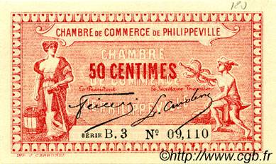 1 Franc FRANCE regionalismo e varie Philippeville 1917 JP.142.09 AU a FDC