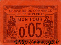 5 Centimes FRANCE regionalism and miscellaneous Philippeville 1915 JP.142.12 VF - XF