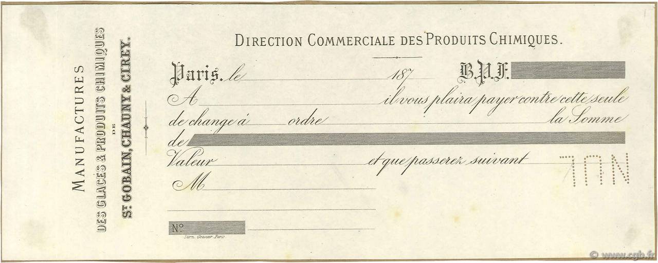 Francs Non émis FRANCE regionalismo e varie Paris 1870 DOC.Lettre SPL