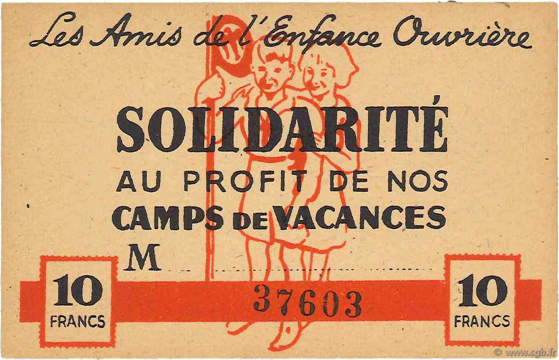 10 Francs FRANCE regionalism and miscellaneous  1932  AU