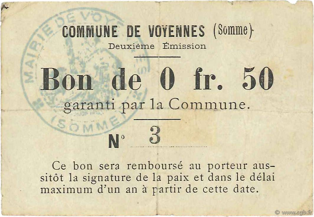 50 Centimes FRANCE Regionalismus und verschiedenen  1915 JPNEC.80.630 S