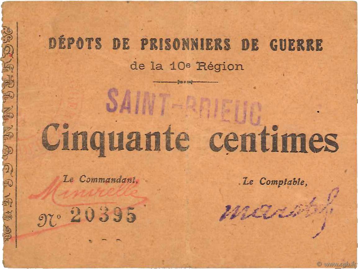 50 Centimes FRANCE régionalisme et divers  1914 JPNEC.22.-- TTB