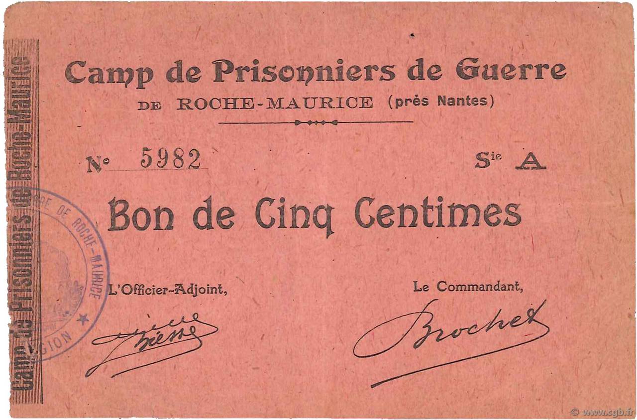5 Centimes FRANCE régionalisme et divers  1914 JPNEC.44.14 TTB