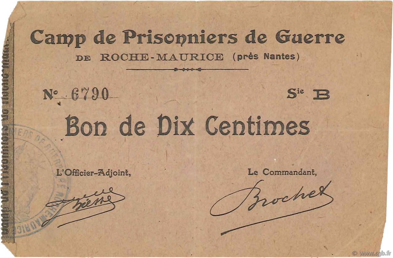 10 Centimes FRANCE régionalisme et divers  1914 JPNEC.44.14 TTB