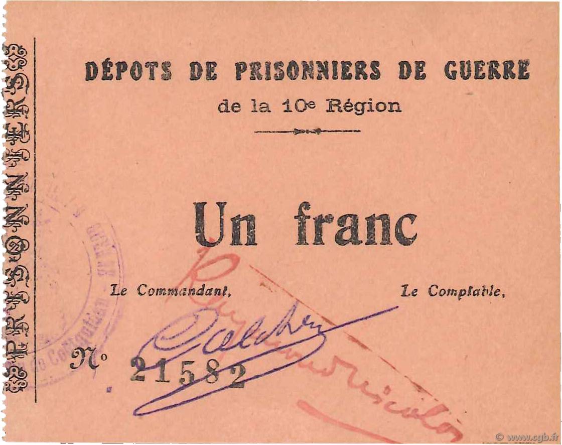 1 Franc FRANCE Regionalismus und verschiedenen  1914 JPNEC.56.02 fST