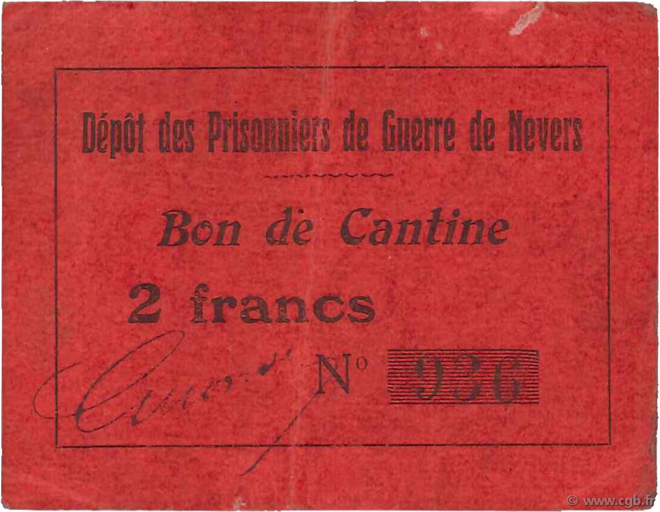 2 Francs FRANCE regionalism and miscellaneous  1914 JPNEC.58.02 VF+