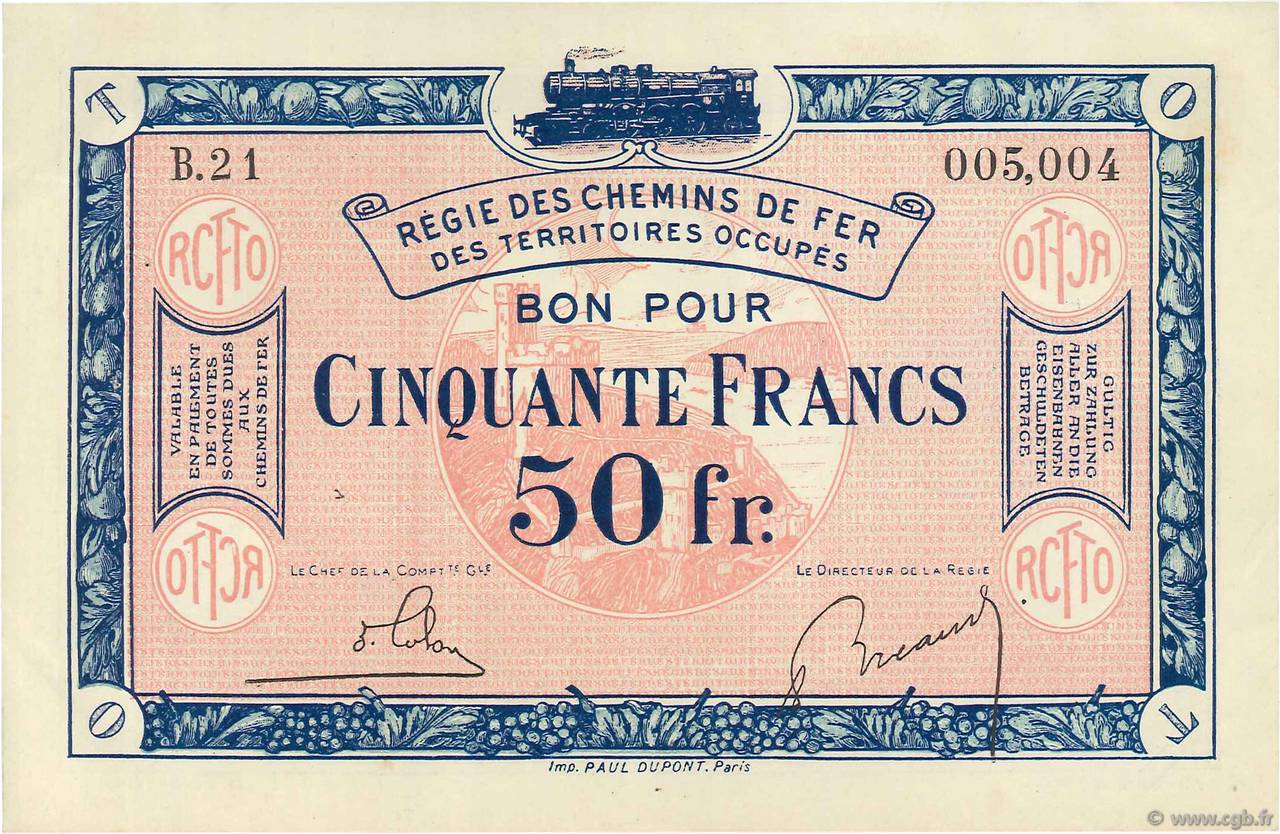 50 Francs FRANCE regionalism and various  1923 JP.135.09 XF