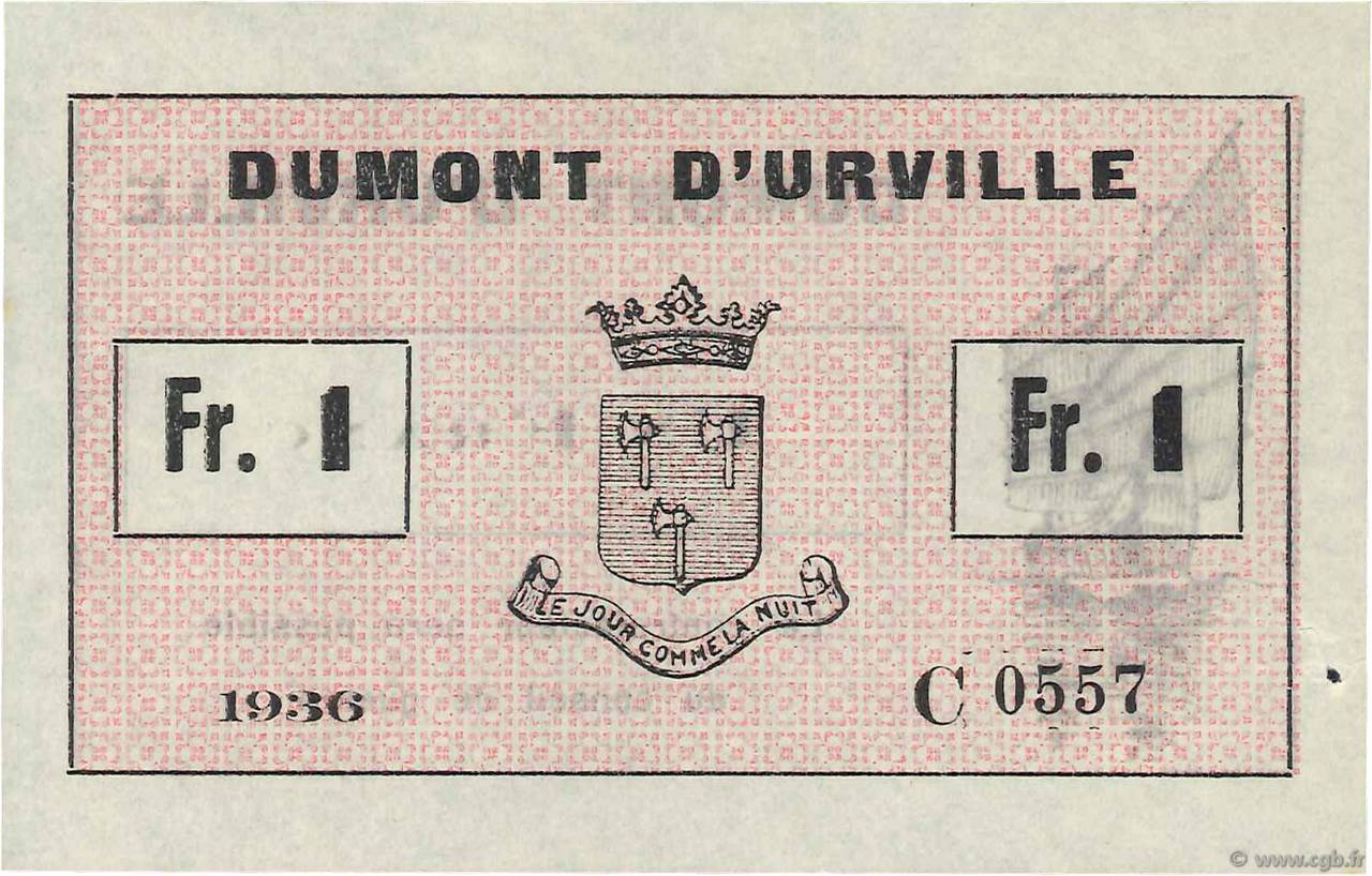 1 Franc FRANCE régionalisme et divers  1936 K.186 SPL