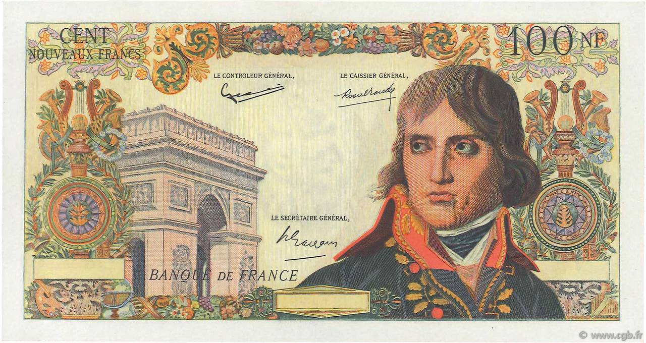 100 Nouveaux Francs BONAPARTE Faux FRANCE  1959 F.59.00x NEUF