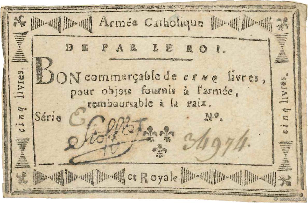 5 Livres FRANCIA  1794 Kol.060 MBC