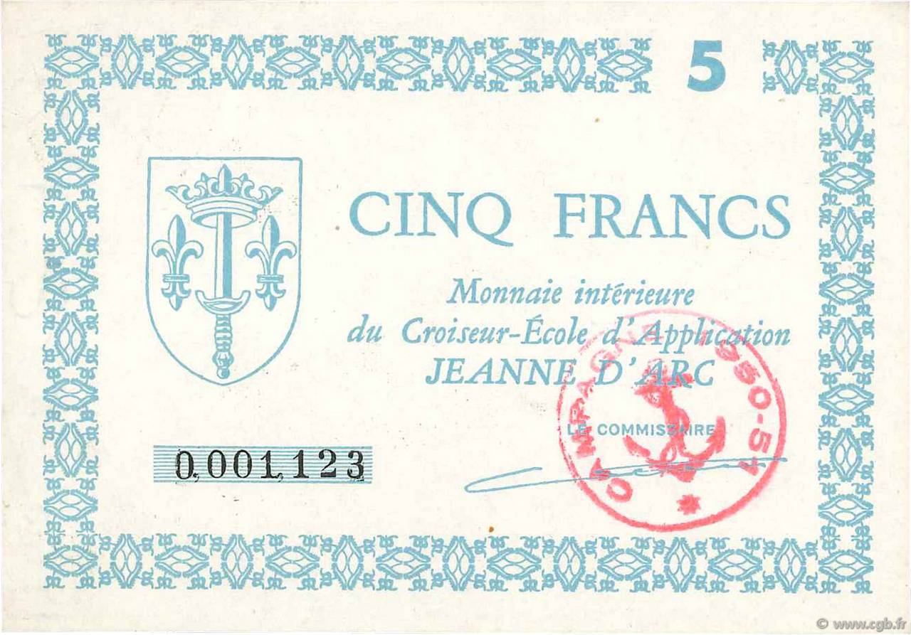 5 Francs FRANCE regionalismo y varios  1950 K.206 SC