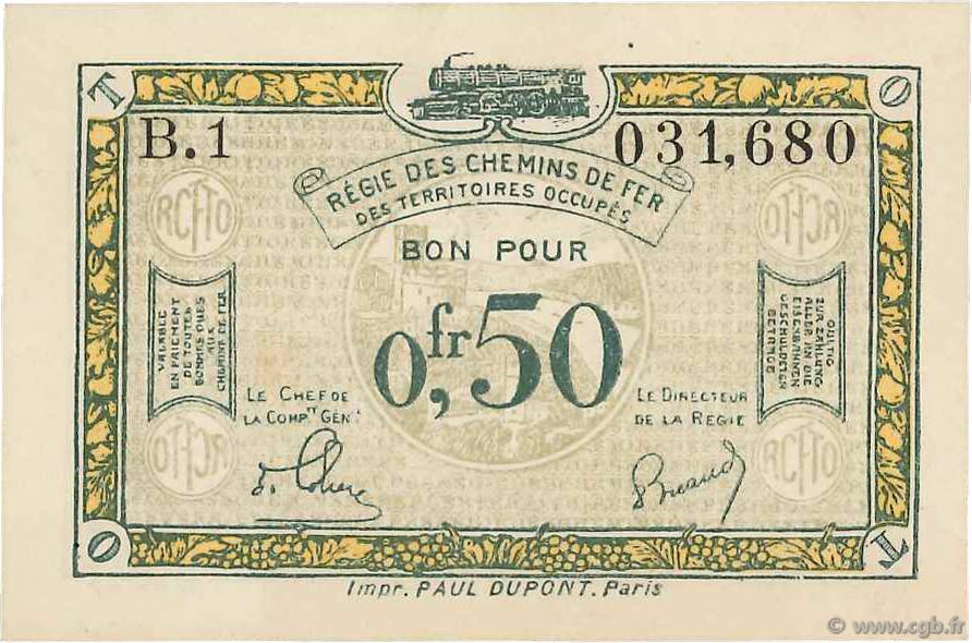 50 Centimes FRANCE regionalism and miscellaneous  1923 JP.135.04 AU
