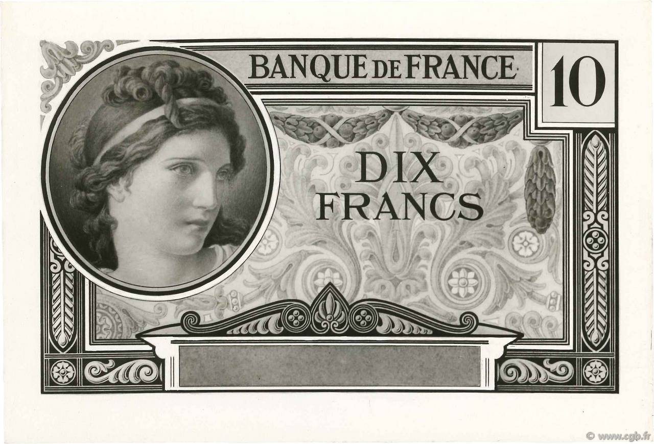 10 Francs Photo FRANCIA  1940 F.- SC