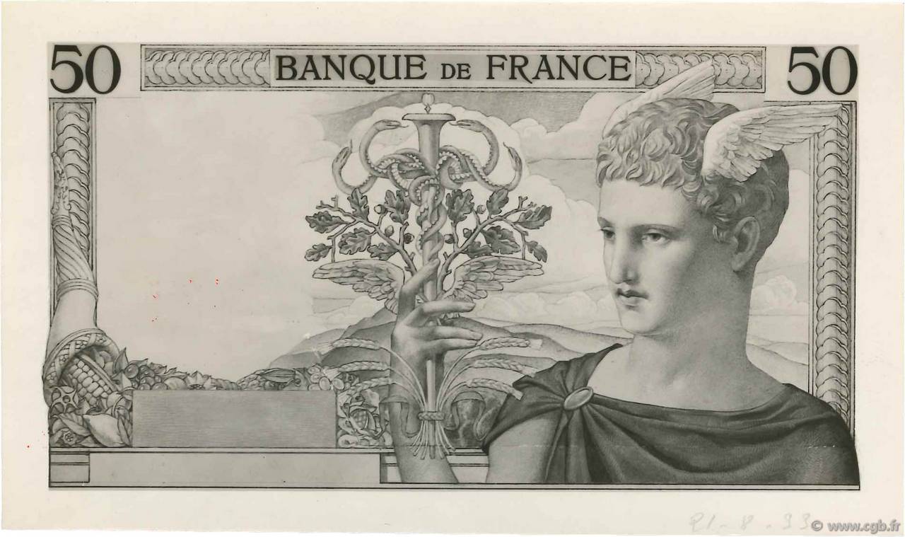 50 Francs CÉRÈS Photo FRANCE  1934 F.17.00 SPL