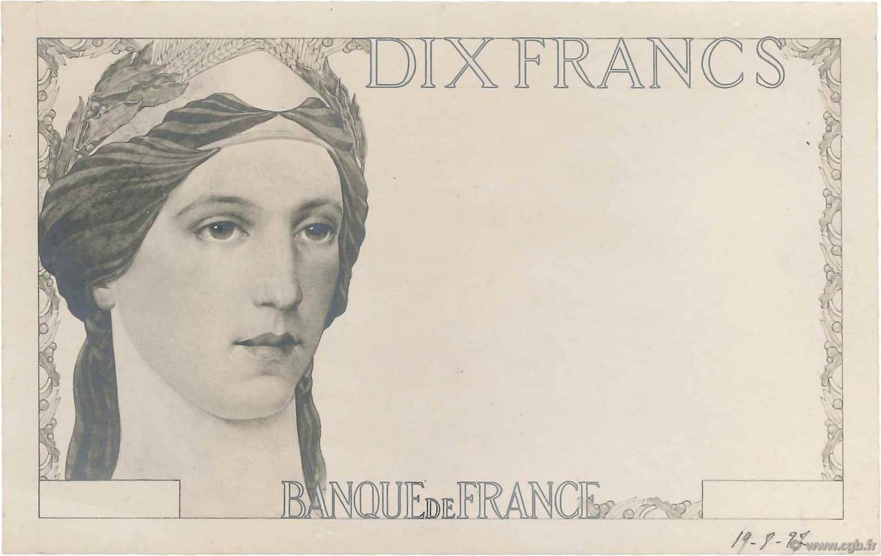 300 Francs - 10 Francs Photo FRANCIA  1927 NE.1927.01 AU