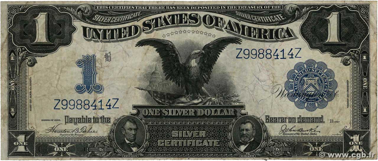 1 Dollar STATI UNITI D AMERICA  1899 P.338c MB