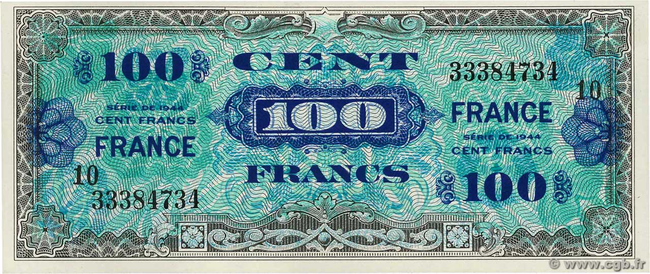 100 Francs FRANCE FRANKREICH  1945 VF.25.10 fST