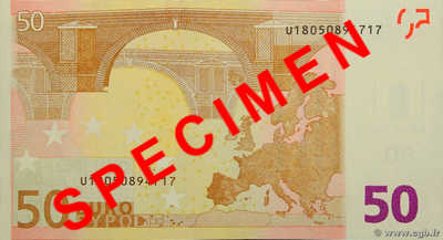 Billet De 50 Euros 50 Euro EUROPE 2002 P.04u 4170238 Billets