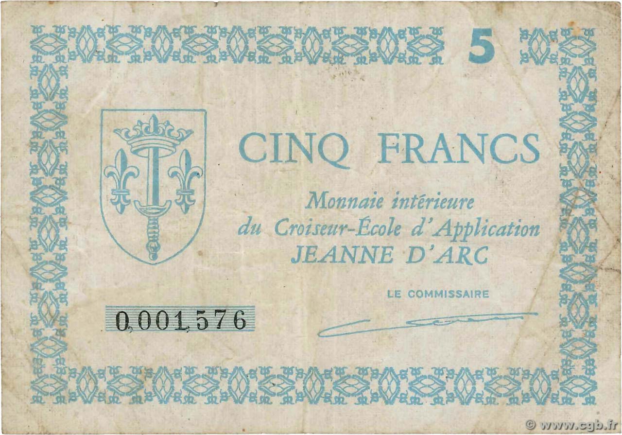 5 Francs FRANCE regionalism and various  1947 K.282 F